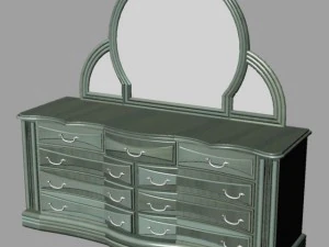 c&ocirc;moda Modelo 3D