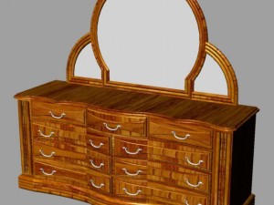 dresser 3D 모델
