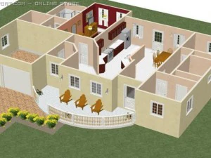 family house 3D Model