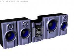 mini system 3ds obj 3D Model