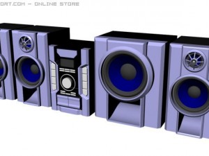 mini system 3ds obj 3D Модель