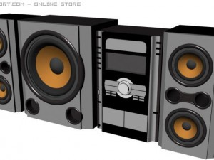 mini system 3ds obj 3D Model