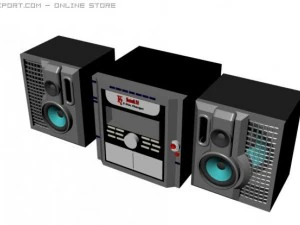 mini system 3ds obj 3D Model