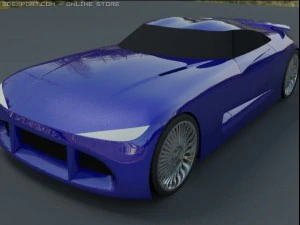 dodge viper defender 3D Model