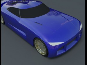 dodge viper defender Modello 3D