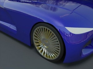dodge viper defender Modello 3D