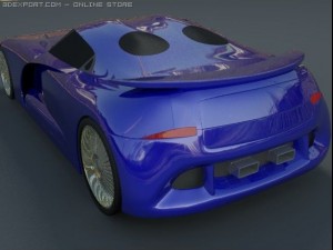 dodge viper defender Modello 3D