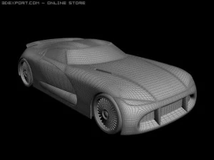 dodge viper defender 3D Model