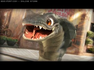 creature head Modelo 3D