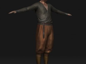 normal man Modèle 3D