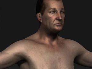 normal man Modèle 3D