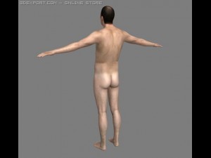 normal man Modèle 3D
