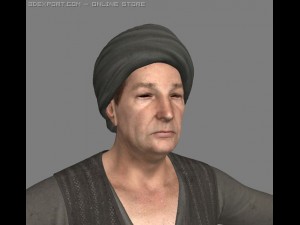 normal man Modèle 3D