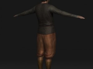 normal man Modèle 3D