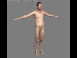 normal man Modèle 3D