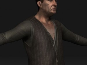 normal man Modèle 3D