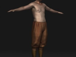 normal man Modèle 3D