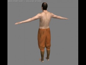normal man Modèle 3D