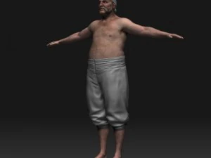 hombre normal01 Modelo 3D
