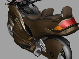 motorcycle  product visual 3D Model