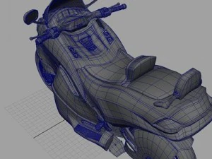 motorcycle  product visual 3D Model