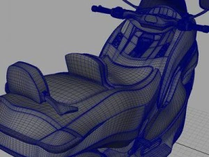 motorcycle  product visual 3D Model