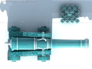 испанская пушка 3D Модель