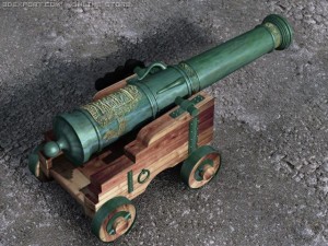 spanish cannon 3D Модель