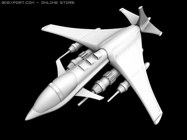 air plane 3D Model .c4d .max .obj .3ds .fbx .stl .blend 