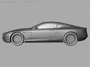 aston martin dbs Modello 3D