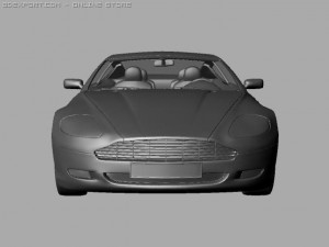aston martin dbs 3D मॉडल