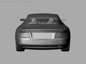 aston martin dbs 3D मॉडल