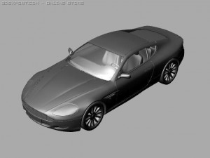 aston martin dbs 3D मॉडल