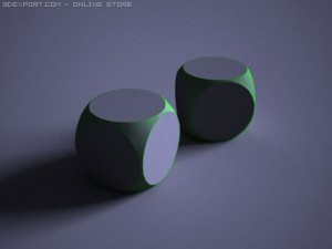 dice 3Dモデル