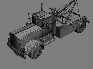 kenworth w 921 wrecker truck 3D Model
