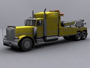 peterbilt wrecker truck 3D Model