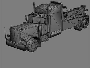 peterbilt wrecker truck 3D Model