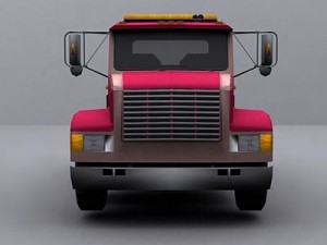 international wrecker truck 3D 모델