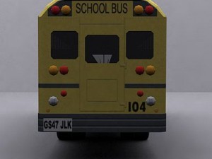 school bus Model 3D