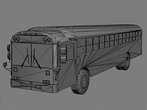 school bus Model 3D