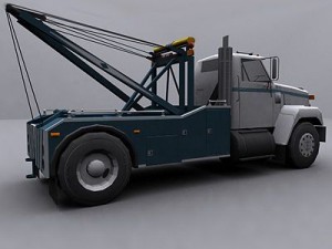 wrecker trucks collection Model 3D