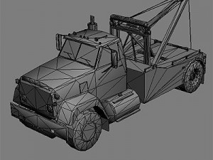 wrecker trucks collection Model 3D