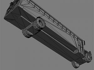 school bus 2 Model 3D