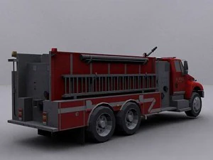 truk pemadam kebakaran 2 Model 3D