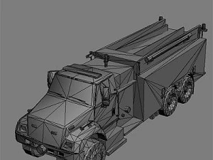 truk pemadam kebakaran 2 Model 3D