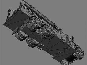 truk pemadam kebakaran 2 Model 3D