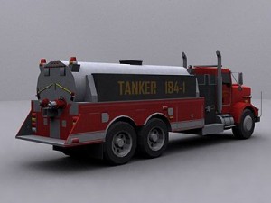 fire truck 3 3D Model