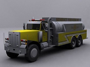 fire truck 4 3D Model