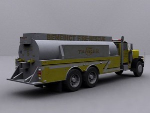 fire trucks collection Model 3D