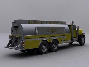 fire trucks collection 3D Model